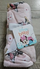 Pink Disney Baby Minnie Mouse Baby Blanket Pink Soft And Cuddly 30  x40  