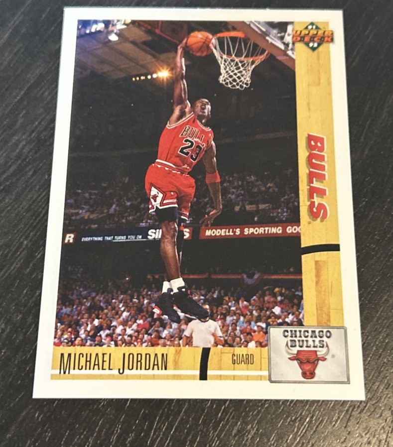 Michael Jordan Chicago Bulls Upper Deck 1991-92  Rare Promo Card #1