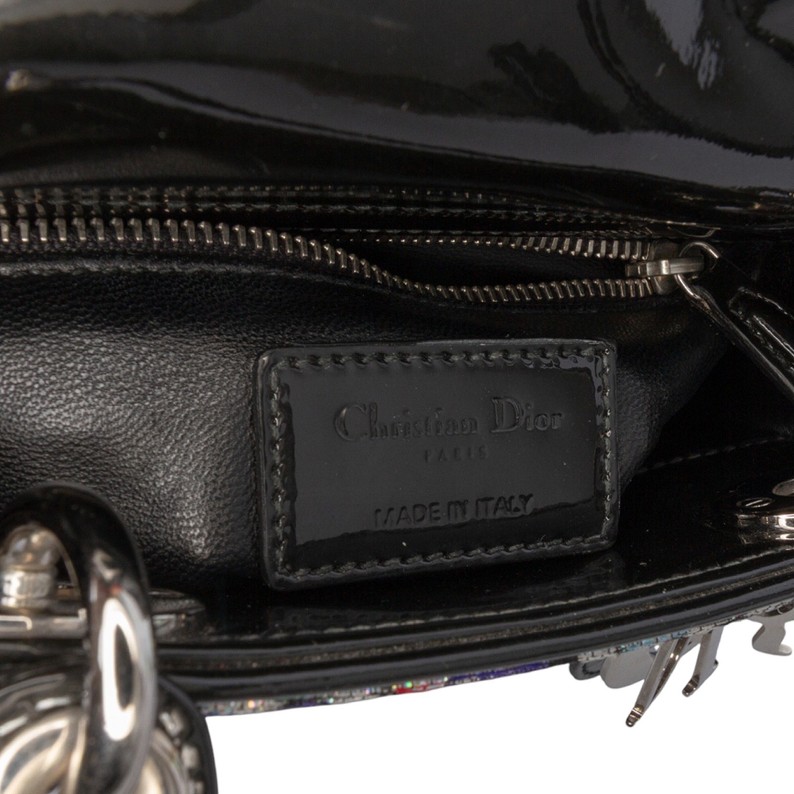 Authenticated Dior Mini Multicolor Metallic and P… - image 6