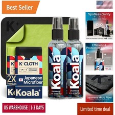 Koala Eyeglass Lens Cleaner Spray Kit  2x Glasses Cleaner Bottle  2x Micro