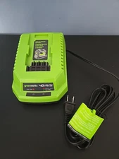 GreenWorks 40V Lithium-ion Battery Charger G-MAX Green 29482
