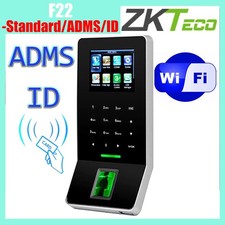 ZKteco F22 WiFi ID/ADMS Fingerprint Time Attendance Access Control Terminal