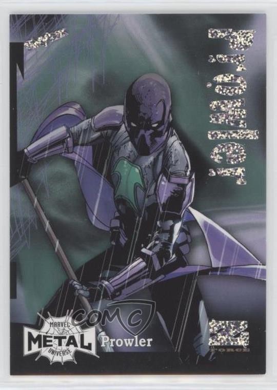 2022 Upper Deck Marvel Metal Universe Spider-Man Z-Force Rave 86/100 Prowler 4et