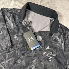 Under Armour Polo Shirt Mens Medium Iso Chill Performance Stretch Golf Floral