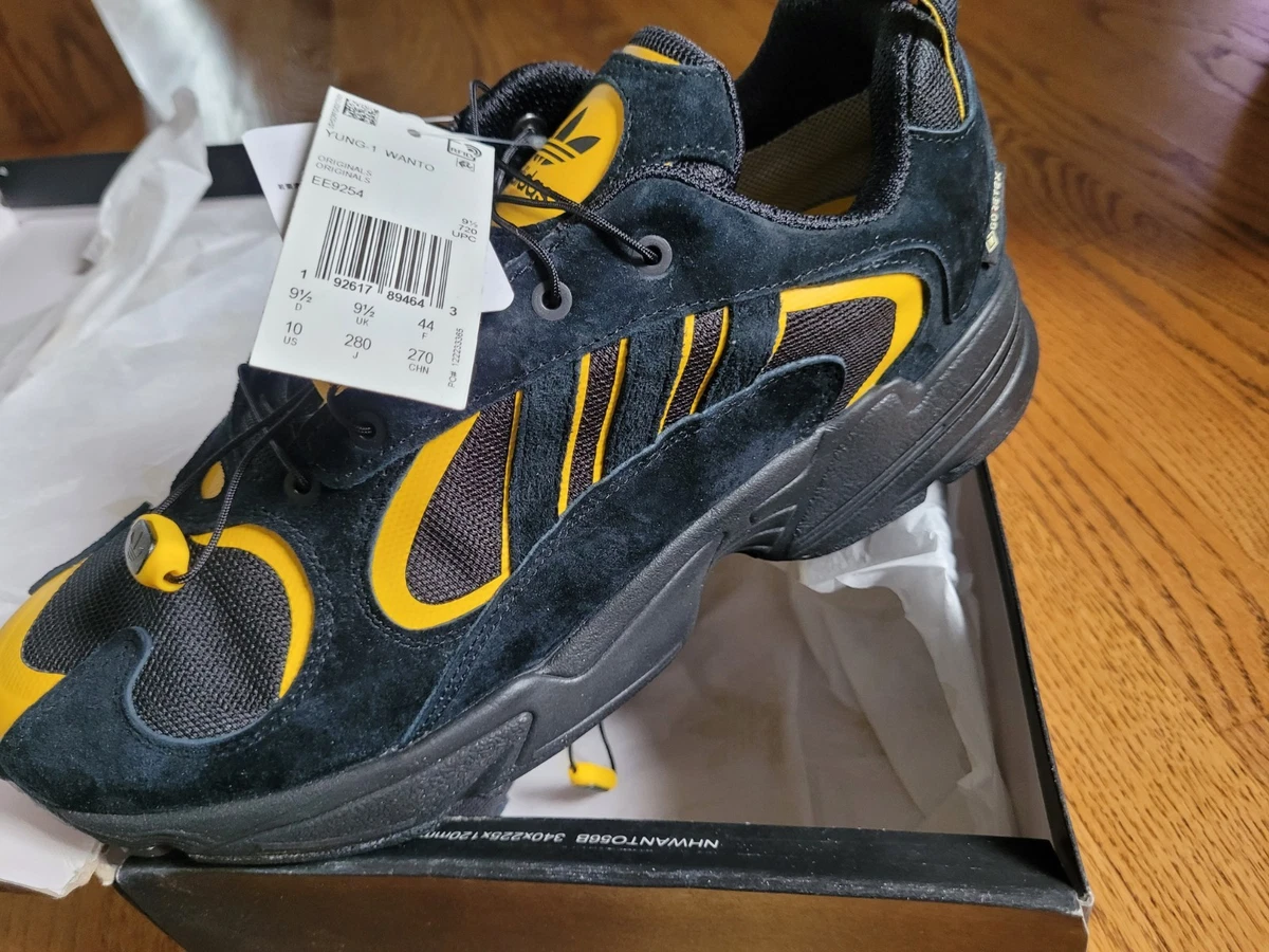 WANTO x adidas Yung-1 Gore-Tex Black Yellow for Sale