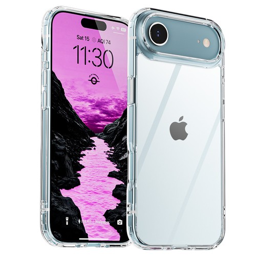 Clear Case For iPhone 17 Pro Max/17 Air Shockproof Anti-yellow Slim Back Cover - Picture 2 of 8