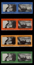 ASDA STAMP SHOW LABELS - 1966, PERFORATED, SET OF 8 (4 PAIRS)