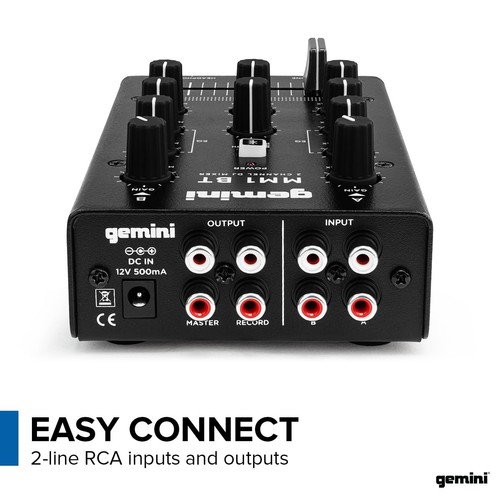 Gemini Sound MM1BT Bluetooth Professional Audio 2-Channel Dual Mic Input... - Picture 4 of 6