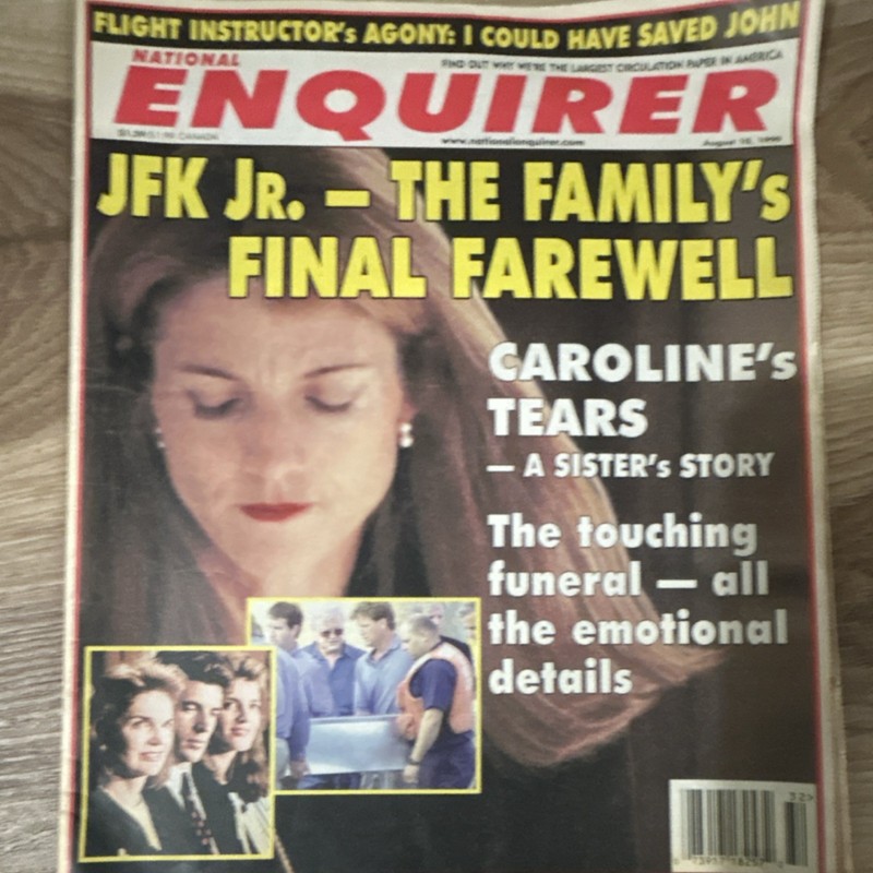 National Enquirer JFK Jr. Final Farewell Illustrated August 1999 Magazine