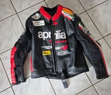 Aprilia Motorrad Lederjacke Sport Größe 54 (XL)