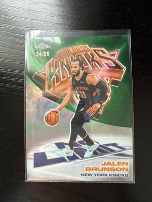 2026 Topps Chrome Update Jalen Brunson No Limit /99 New York Knicks IP-9