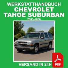 Workshop Manual Chevrolet Tahoe Suburban 2000-2006 Repair Manual CD PDF