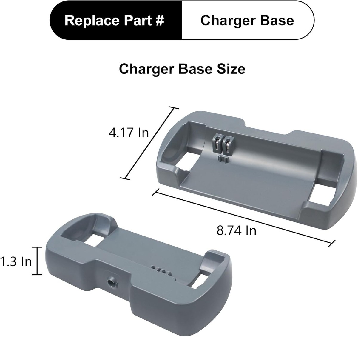 Charger Base Compatible with Shark SV1106 SV1114 SV1112 SV1107