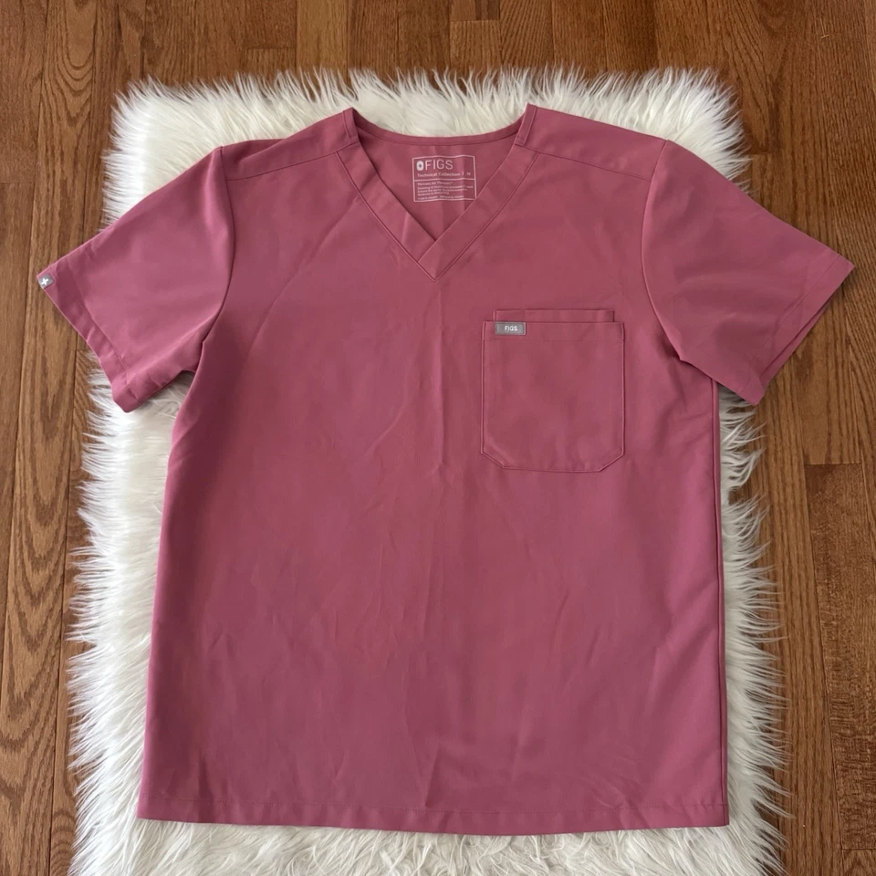 Conjunto Exfoliante Figs Para Hombre Mediano Leon Tres Bolsillos Top Pequeño Tansen Jogger Cuarzo Rosa Foto 2 de 4