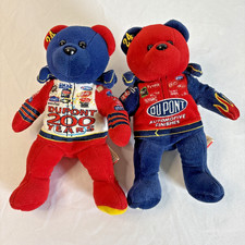 24 Jeff Gordon DuPont NASCAR Racing Vintage Collectable Team Plush Bears