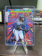 Luisangel Acuna 2025 Topps Chrome Power Players Rookie Refractor RC Mets PP-24