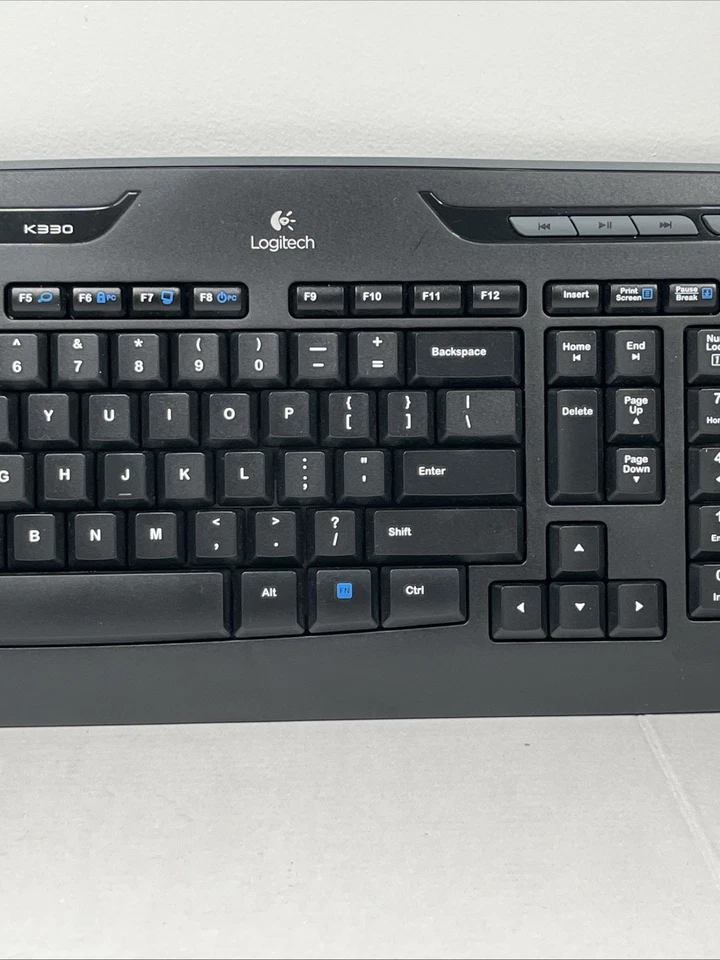 Logitech K330 Wireless Keyboard Model K330 Keyboard Only, No Receiver TESTED - Image 3 of 4
