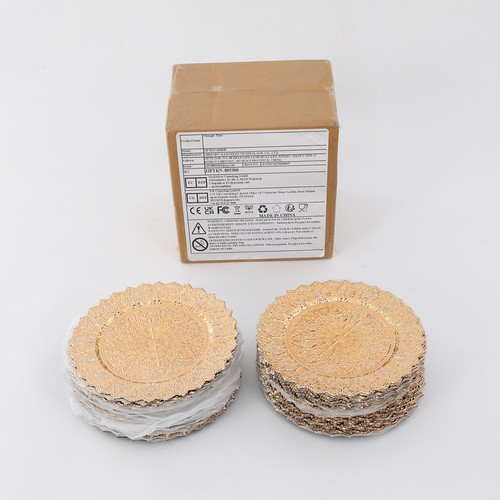 13in 50pcs Antique Charger Plates For Wedding Party Table Decoration For Banquet - Bild 13 von 13