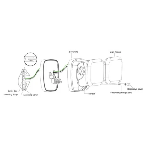 Vaxcel Lighting T0616 Theta 2 Light 10"W LED Outdoor Flood Light - White - Picture 2 of 12