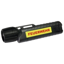 UK Helmlampe 4AA eLED CPO, TS Heckschalter, schwarz, nachl. Streifen, FEUERWEHR