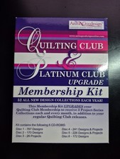 Anita Goodesign Quilting Club/Platinum Upgrade Embroidery Collections