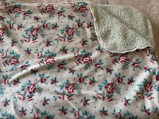 KYLE DEENA Baby Girl Floral Roses Soft Baby Blanket 30 x40 Reversible Sherpa