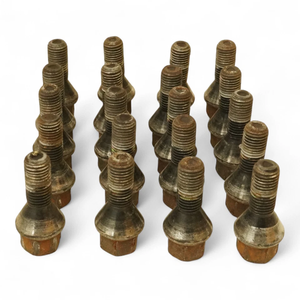 92-99 Bnmw 318 323 325 328 E36 Juego de 20 pernos de tuerca de rueda estándar OEM Foto 3 de 4