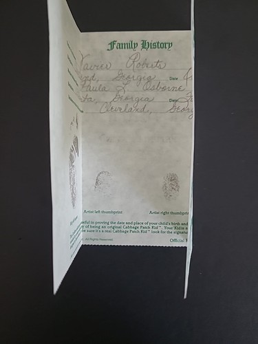 Toppa cavolo bambini prematuri 1983 con certificato di nascita - Foto 15 di 17