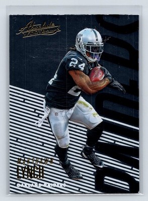 Marshawn Lynch 2018 Panini Absolute #78 Oakland Raiders 4-7