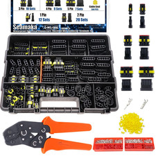 1008PCS Waterproof Automotive Wire Connectors Kit w/ Crimping Tool 1-6 Pin