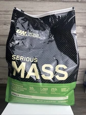 OPTIMUM NUTRITION SERIOUS MASS 12lb High Protein Muscle Building Weight Gain