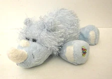 Ganz Webkinz Blue Rhino HM196 Plush Stuffed Animal Toy No Code 