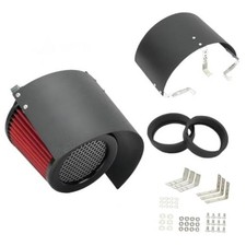3 3.5 4 inch Cold Air Intake Filter Kit 76mm 89mm 101mm Small Red S 