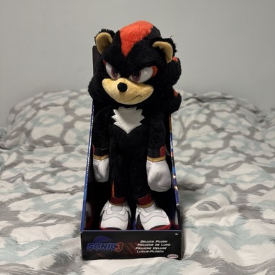 Sonic The Hedgehog 3 Movie Shadow 13-Inch Deluxe Plush New In Box