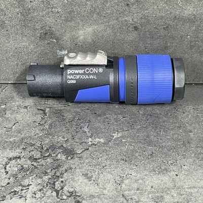 NEUTRIK NAC3FXXA-W-L 10-16 mm Powercon Stecker blau alt: NAC3FCA