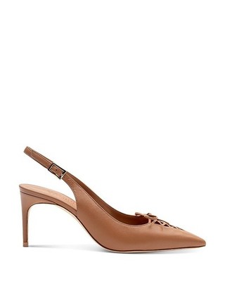 Malone Souliers Pointed Pumps Women's 36.5/6.5 US Blush Stiletto Buckle Closure