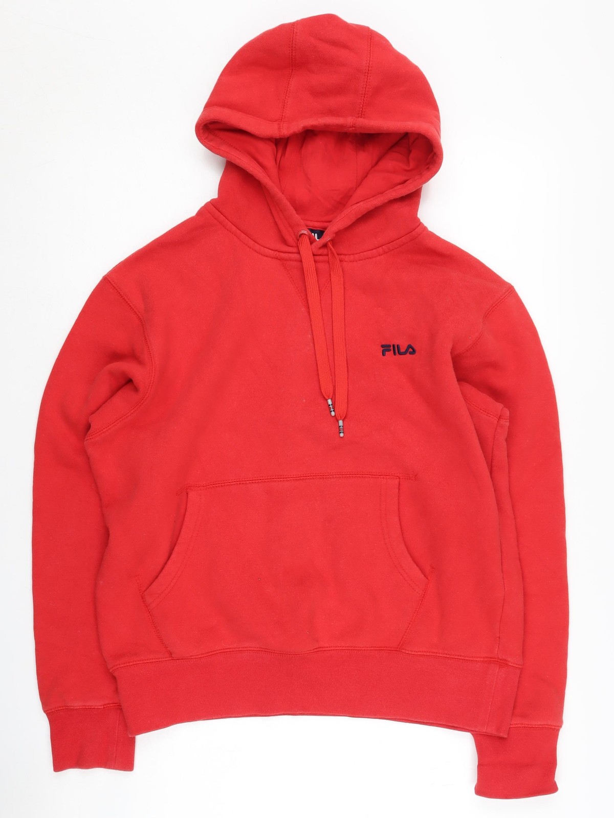 Felpa con cappuccio pullover uomo rosso Fila Taglia S