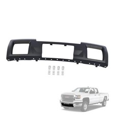 Front Bumper Skid Plate Panel Fit for GMC Sierra 2500 3500 HD 2015 2016 Black