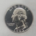 1963 Washington Quarter Proof