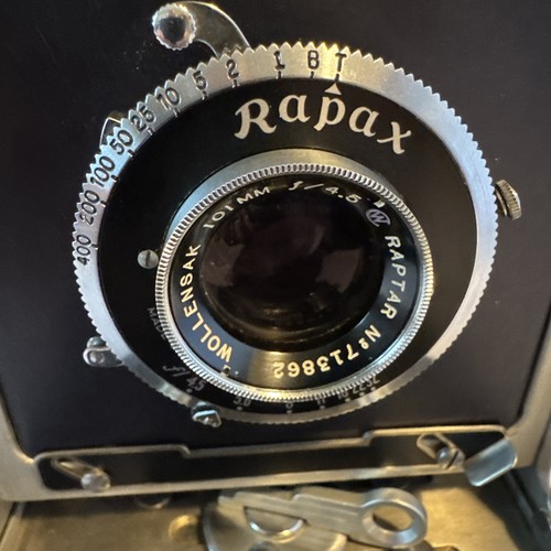 Graflex Speed Graphic 4x5 With 101mm f4.5 & 162mm f4.5 Lenses Has Graflok Back - Picture 3 of 15