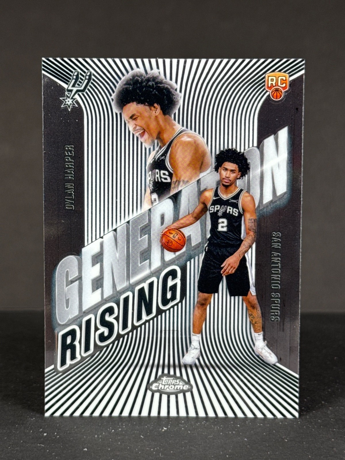 Dylan Harper 2025-26 Topps Chrome NBA RC Generation Rising Rookie #GR-2 Spurs