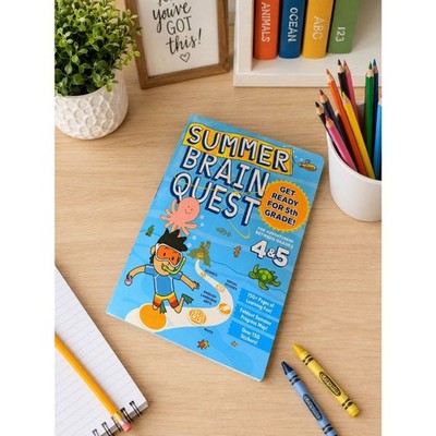 NWT Summer Brain Quest 4th to 5th Grade Common Core School Homeschool