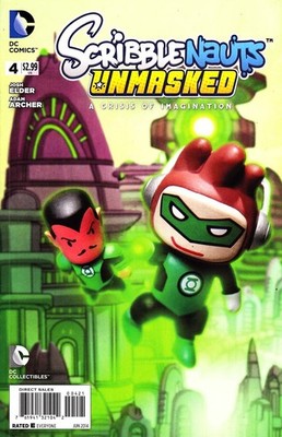   SCRIBBLENAUTS UNMASKED CRISIS OF IMAGINATION #4 GREEN LANTERN 1:10 VARIANT