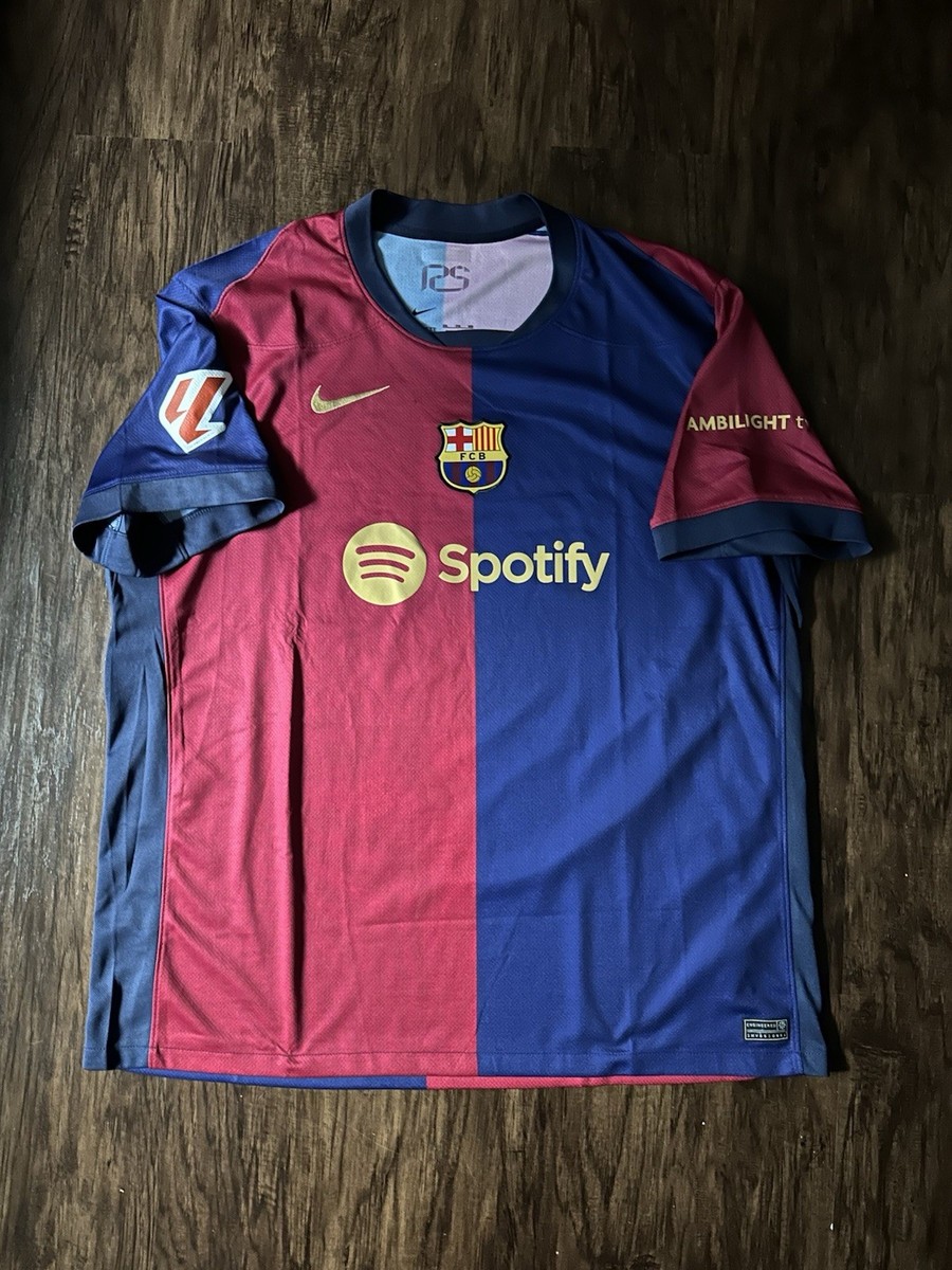 【Nike】FC.Barcelona Authentic GameShirt Authentic Nike FC Barcelona 2024/25 Home Stadium Soccer