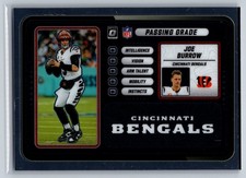 2025 Panini Donruss Optic Joe Burrow Passing Grade #6 Bengals Chrome