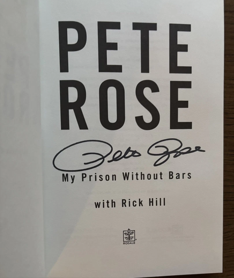SIGNED Pete Rose — My Prison Without Bars (2004, HC)  EXCELLENT CONDITION - Imagem 2 de 3