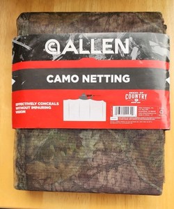 Allen Camo Netting Hunting Blind Mossy Oak Break-Up Country, 12'x56" Camouflage