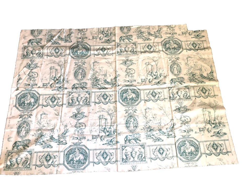 Upholstery Fabric Toile MARVIC "TOILE EMPIRE" BY PETER AFIA   58" x 43" - Image 4 of 4