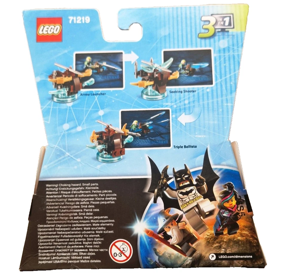 LEGO Dimensions 71219 Legolas | Seigneur des Anneaux LOTR | Fun Pack neuf scellé - Photo 3/4