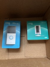Ring Battery Doorbell PLUS Satin Nickel + Ring Indoor Cam 2nd Gen Bundle
